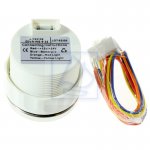 Wskaźnik napięcia woltomierz cyfrowy 12V/24V biały z ramką SS  