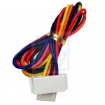 Wskaźnik woltomierz 12V KUS czarny seria V