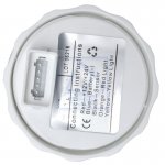 Wskaźnik woltomierz 12V KUS czarny seria V