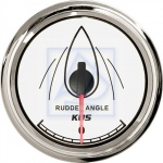Wskaźnik wychylenia steru dn. 96 mm KUS biały z ramką SS  