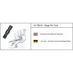 Narzędzie sworznia zawiasu Mercruiser Alpha Bravo 91-78310 18-9861