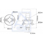 Wyłącznik główny hebel prądu double switch 200A