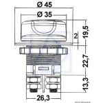 Wyłącznik główny prądu mini hebel Compact 100A