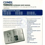 Yamaha 2-suw 115~250HP 1999~2010  instrukcja CLYMER B789
