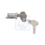 Zamek patentowy z 2 kluczykami do luków klap 