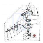 Zapadka startera Yamaha 4A 5C 6B 8B 8C 9,9C 15C Mariner 