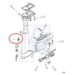 Zaślepka łącznik biegów Mercury Tohatsu 2.5KM 5KM 6KM