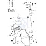 Zbiornik oleju Evinrude eTec E40 E50 E60 od 2010 roku 5007951